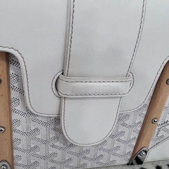 1000% Authentic Goyard Saigon PM Bag - White Grey Colorway - Picture 2 of 16